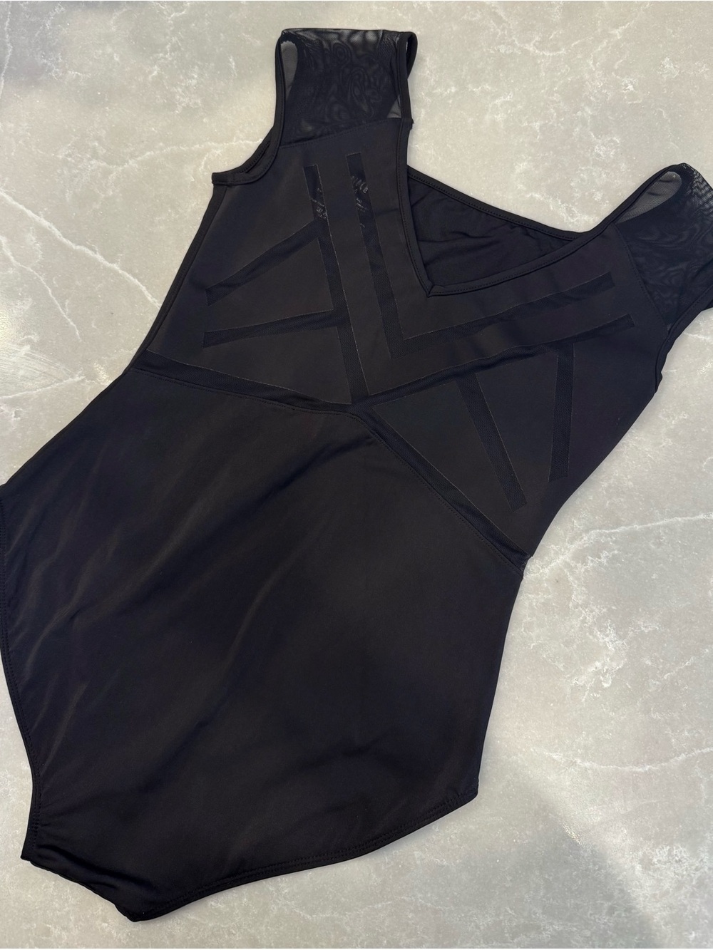Bloch Black Cap Sleeve Dance Leotard
